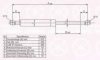 BMW 51128217305 Gas Spring, boot-/cargo area